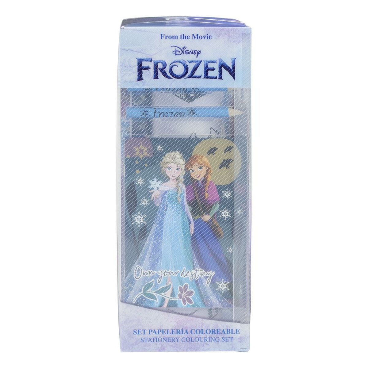 Set de Papelaria Frozen 24 Peças Azul